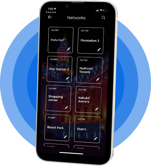 Permanent Outdoor Lighting BlueRoots App