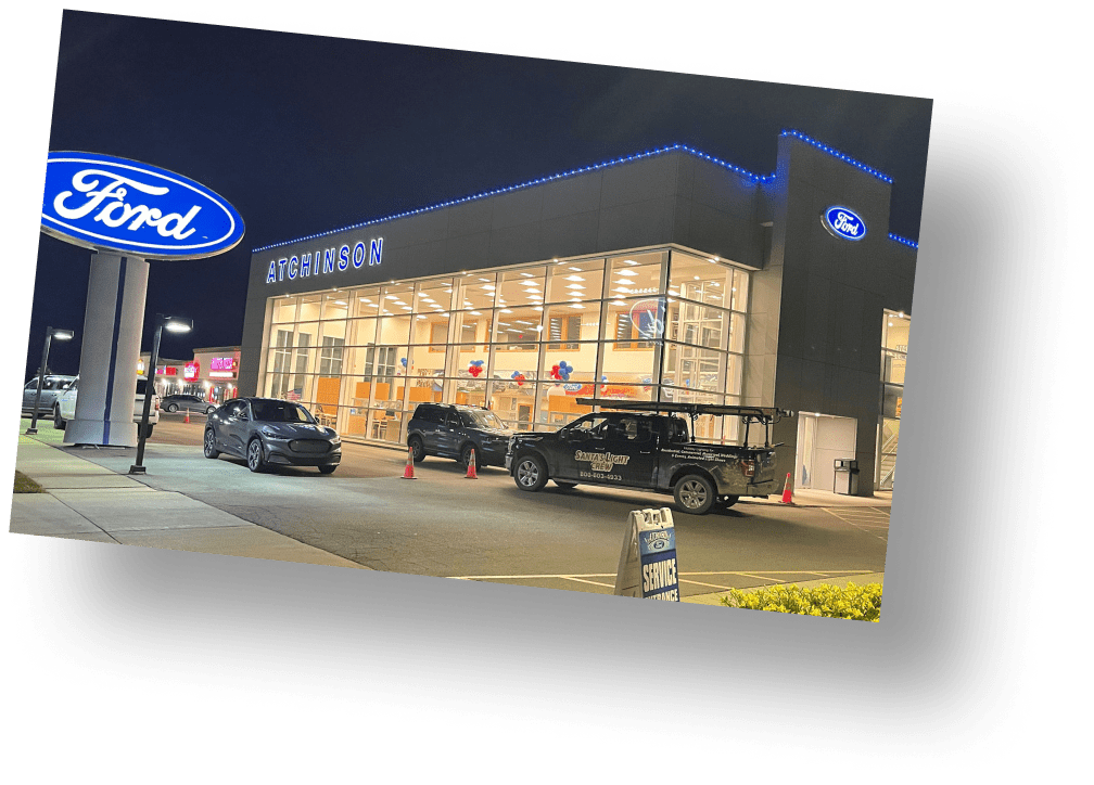 Bluehopper Car Dealership Lighting