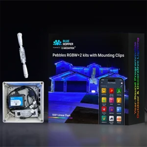 Pebbles RGBW+2 kits with Mounting Clips