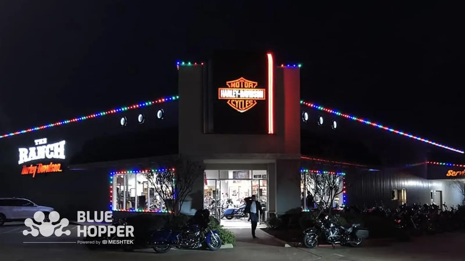 car dealership exterior lighting