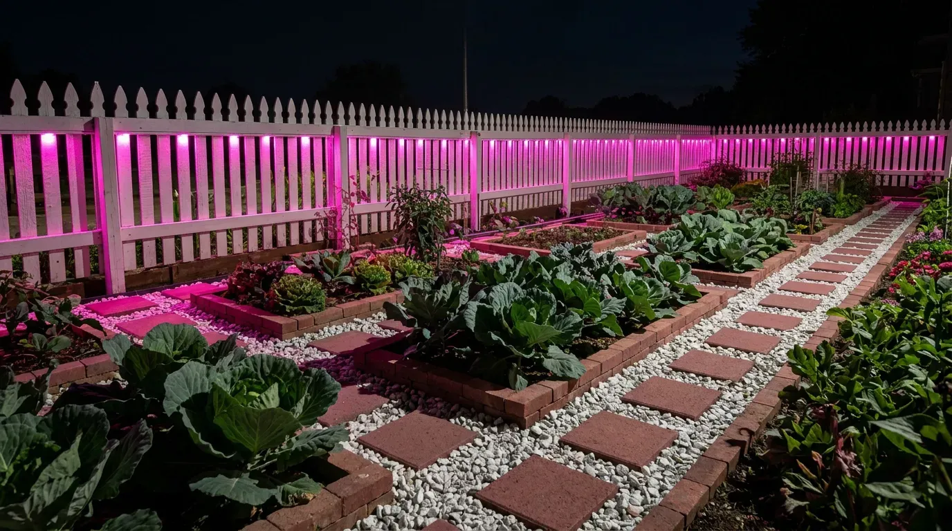 lights for outdoor fence