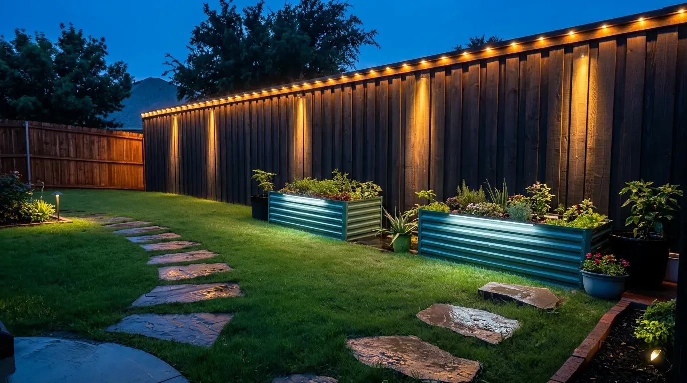 fence lighting
