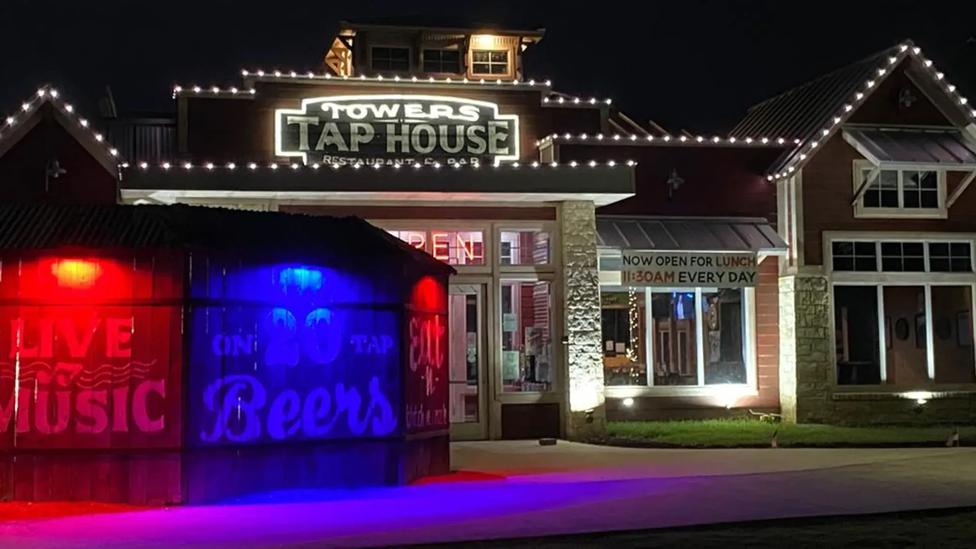 restaurant outdoor lighting ideas