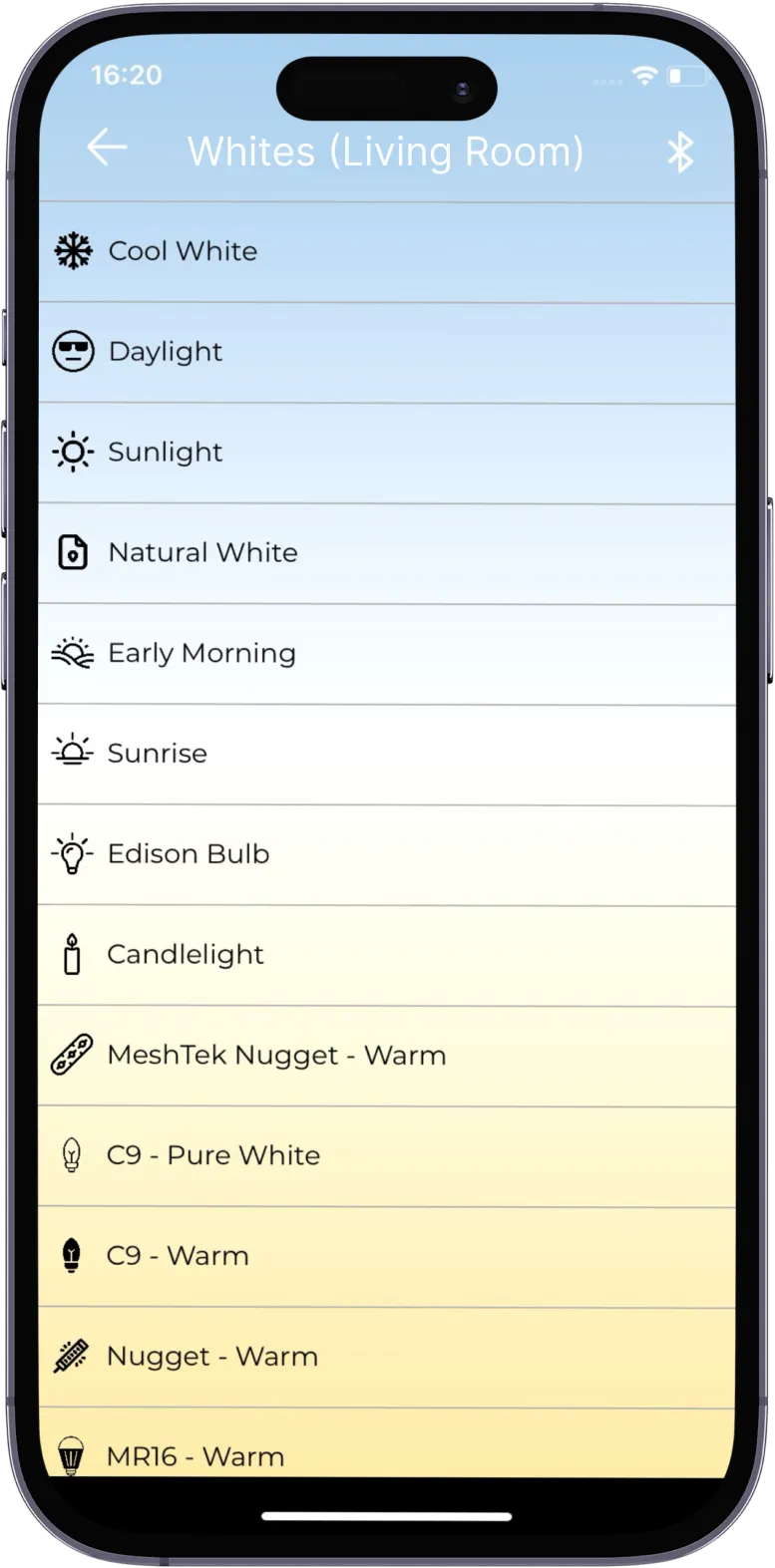 BlueRoots Color Saturation Slider
