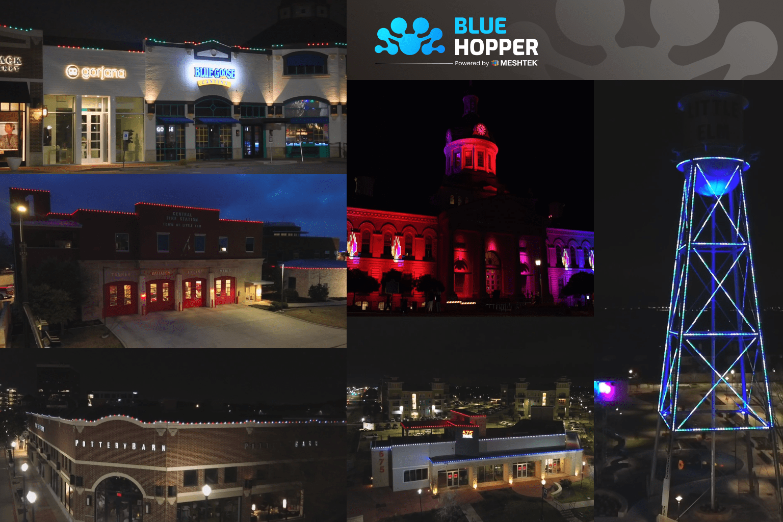 Bluehopper Year around Lighting System for Muncipal