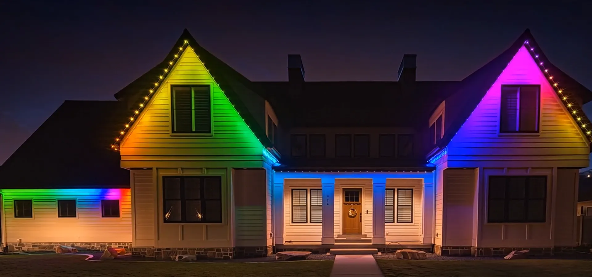 Year-Round Permanent Holiday Outdoor Lighting for Cedar Falls Homes and Main Street
