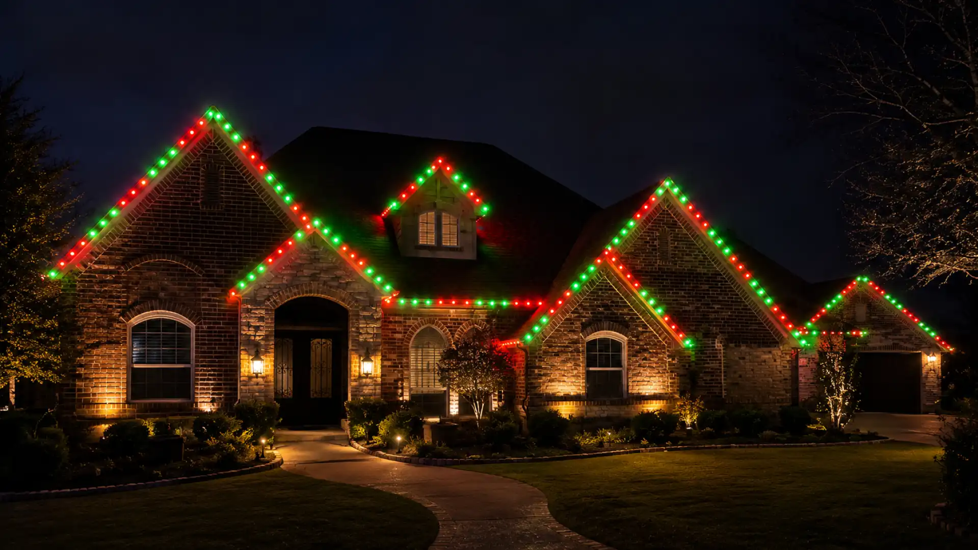 Permanent Outdoor Christmas Lights Without the Ladder Risk in Cedar Rapids