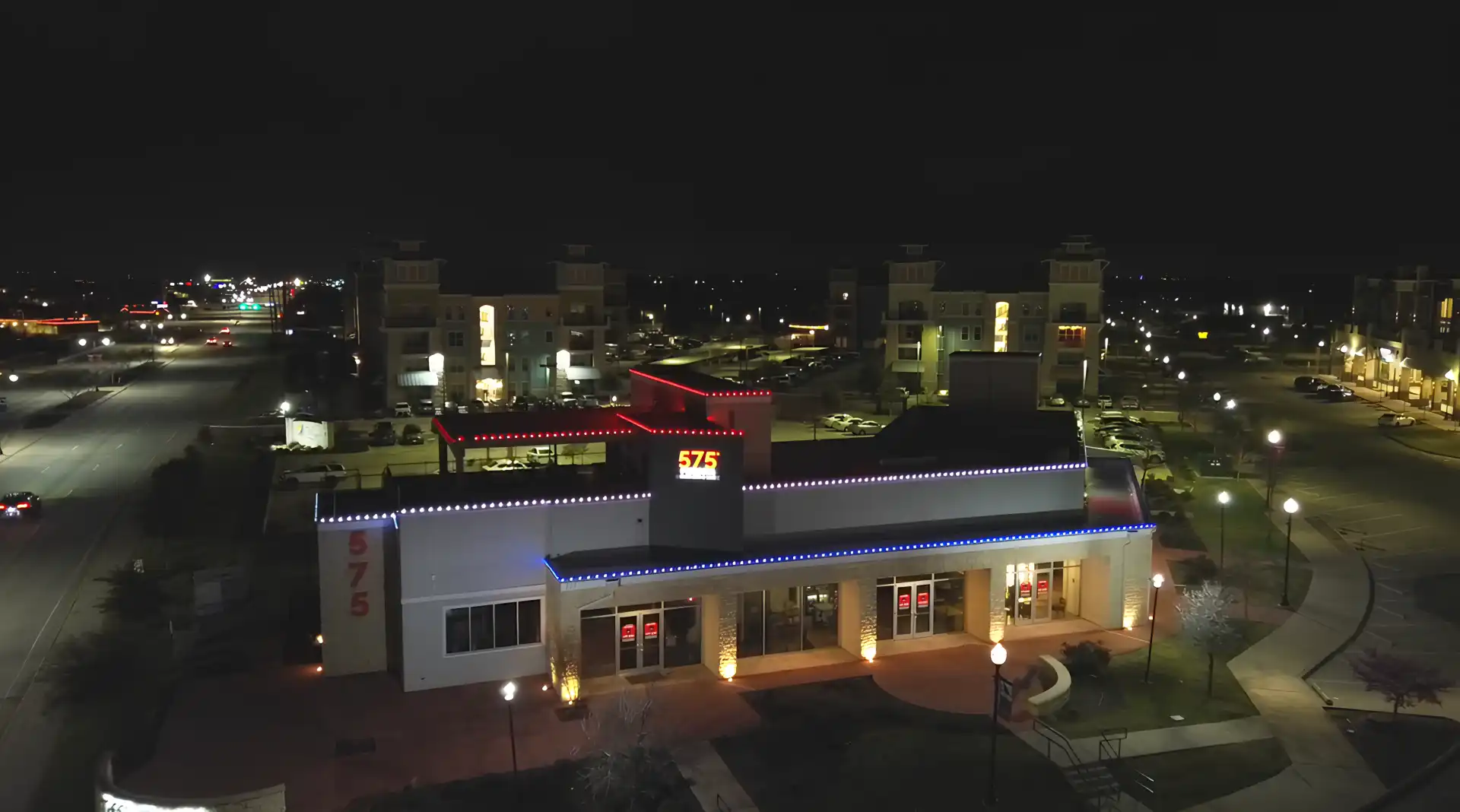 Where We Install Permanent Roofline Lighting Around Ames