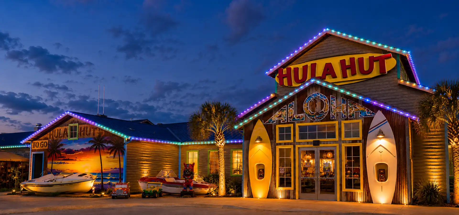restaurant outdoor lighting