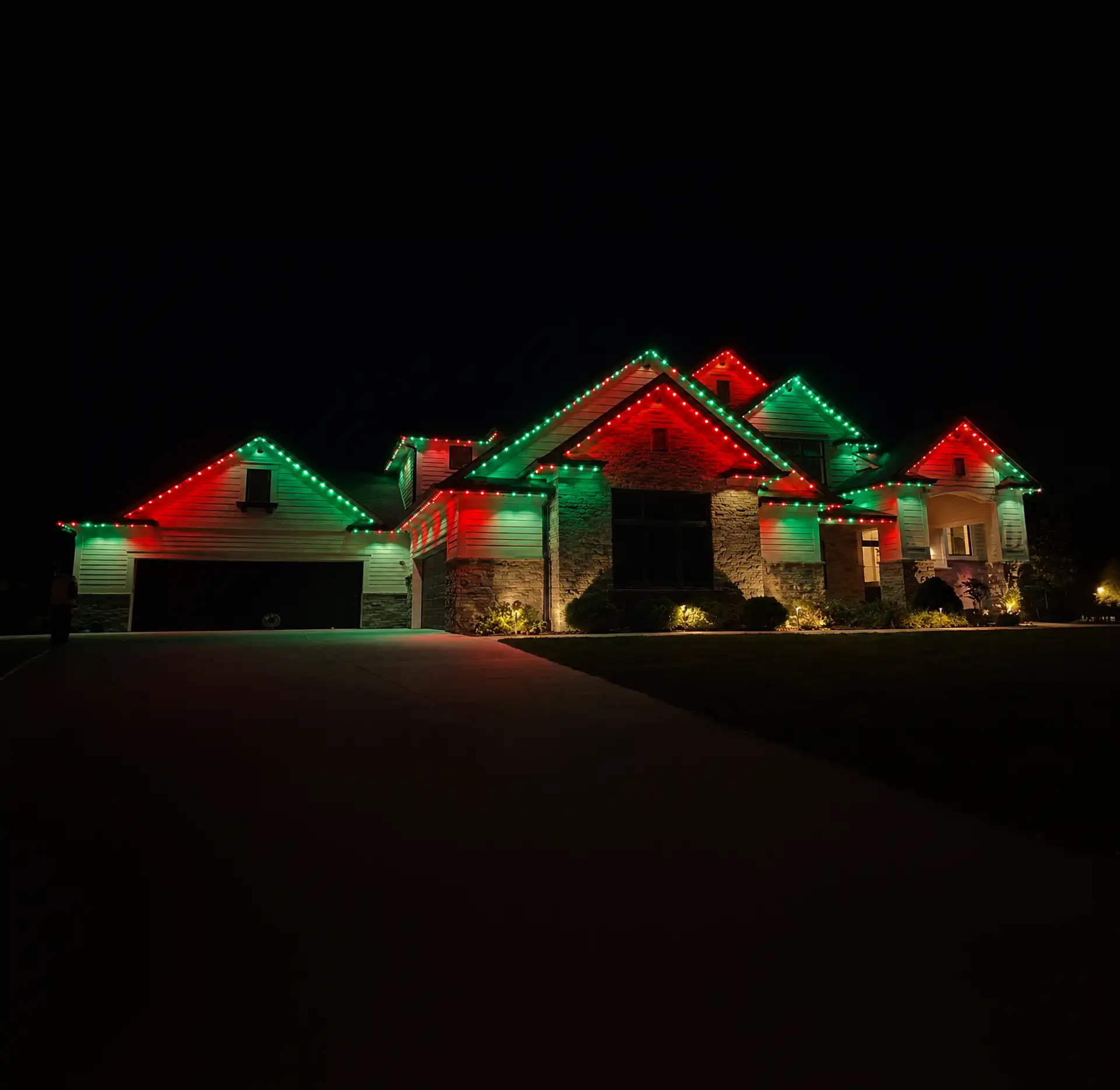 permanent roofline lighting