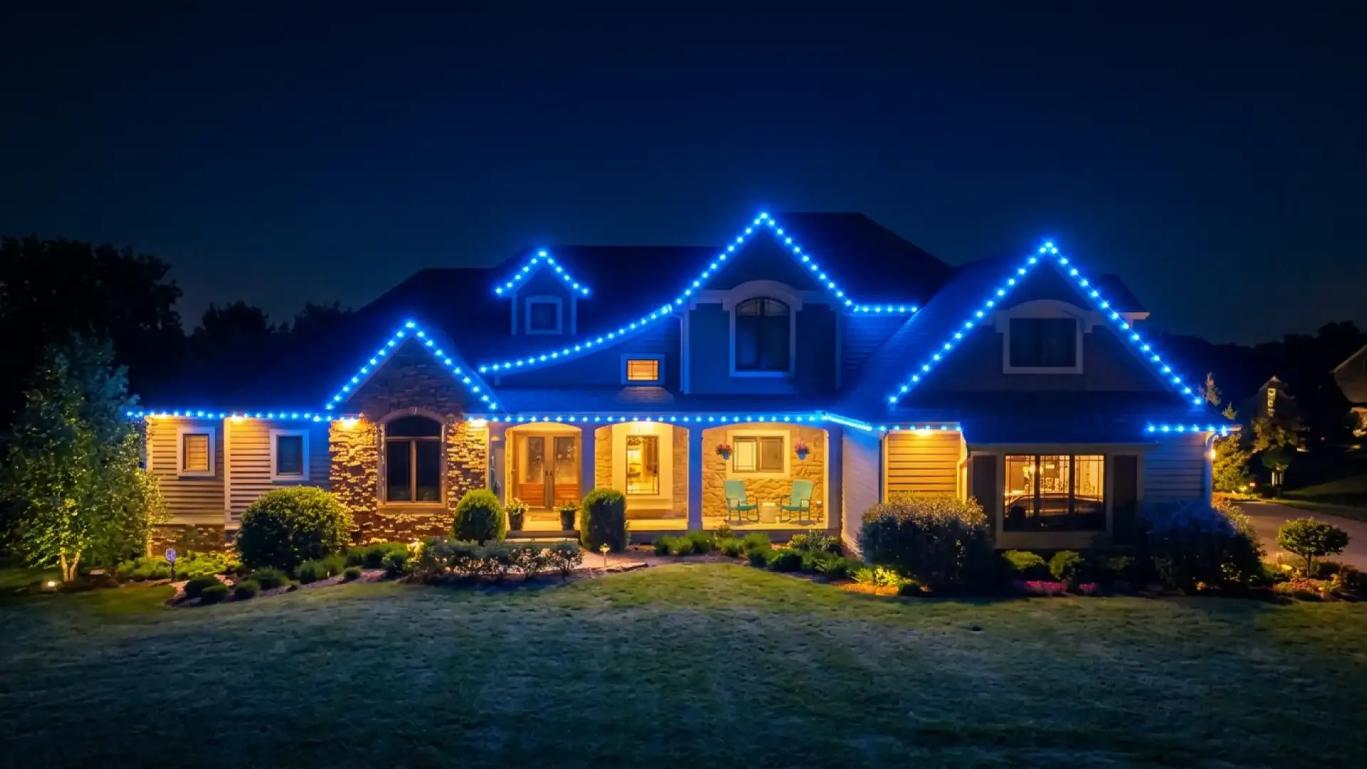 Permanent Outdoor Lighting for More Than the Roofline