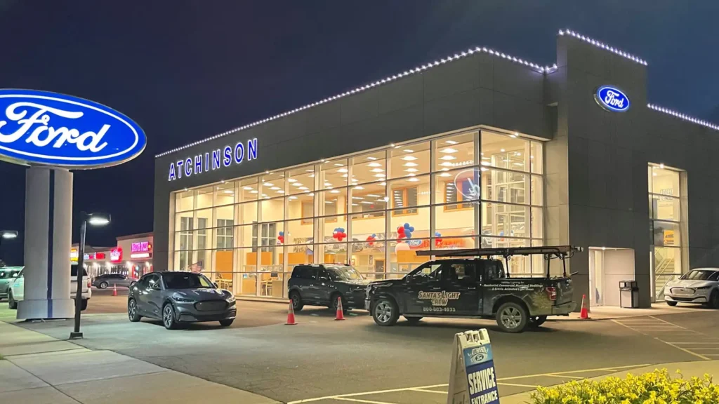 Car Washes Use Permanent Outdoor Lighting