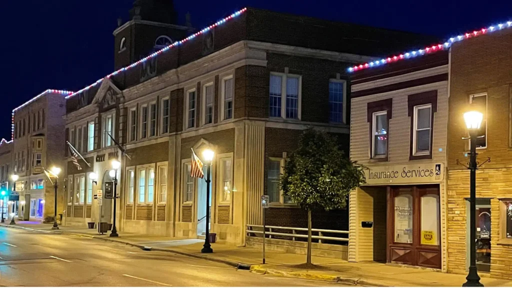 Condominium Buildings Use Permanent Outdoor Lighting