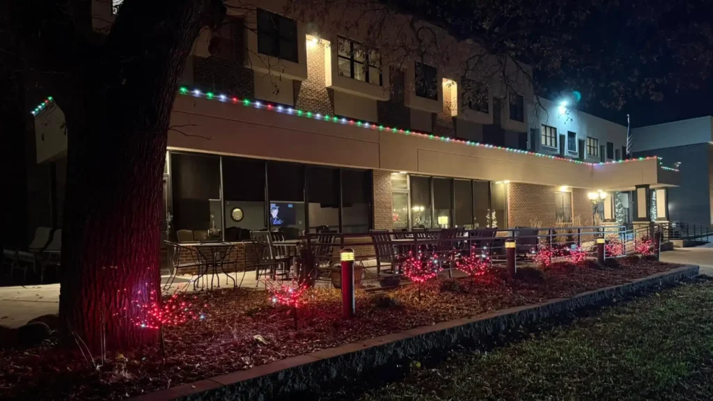 Senior Living Communities Use Permanent Outdoor Lighting